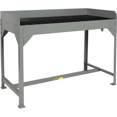 Little Giant - Stationary Work Benches, Tables Type: Parts Washing Table Top Material: Steel Bar Grating - Exact Tool & Supply