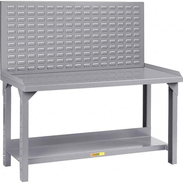 Little Giant - Stationary Work Benches, Tables Type: Work Bench Top Material: 12 Gauge Steel - Exact Tool & Supply