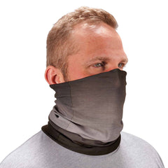 Ergodyne - Hats, Headbands & Bandanas; Garment Style: Gaiter ; Garment Type: Washable ; Garment Color: Gray ; Garment Size: Universal ; Garment Material: High-Performance Knit Fabric ; Color Pattern: Solid - Exact Tool & Supply