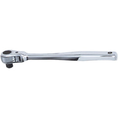 Wright Tool & Forge - Ratchets; Tool Type: Ratchet ; Drive Size (Inch): 1/2 ; Head Shape: Pear ; Head Features: Reversible ; Finish/Coating: Full Polish Chrome ; Overall Length (Inch): 10-1/2 - Exact Tool & Supply