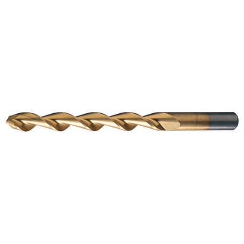 1/16 RHS / RHC HSS 118 Degree Notched Point Parabolic HSS Jobber Drill - TiN - Exact Tool & Supply