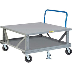 Little Giant - 3,600 Lb Capacity Steel Adjustable Pallet Stand - 48" High - Exact Tool & Supply