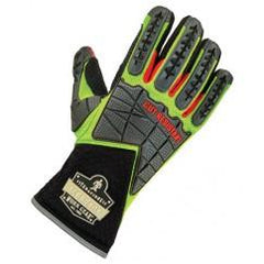 925CR L LIME PERF DIR GLOVES+CUT-RES - Exact Tool & Supply