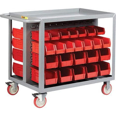 Little Giant - Bin Shelving Type: Bin Storage Cabinet Overall Height (Inch): 34 - Exact Tool & Supply
