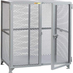 Little Giant - 1 Shelf Storage Cabinet - Steel, 73" Wide x 33" Deep x 52" High - Exact Tool & Supply