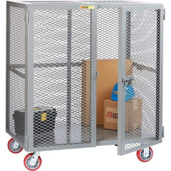 Little Giant - 1 Shelf Mobile Storage Cabinet - Steel, 49" Wide x 33" Deep x 57" High - Exact Tool & Supply