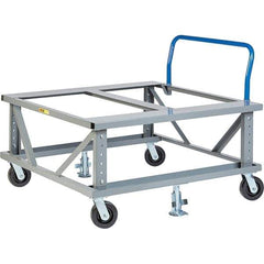 Little Giant - 3,600 Lb Capacity Steel Adjustable Pallet Stand - 48" High - Exact Tool & Supply