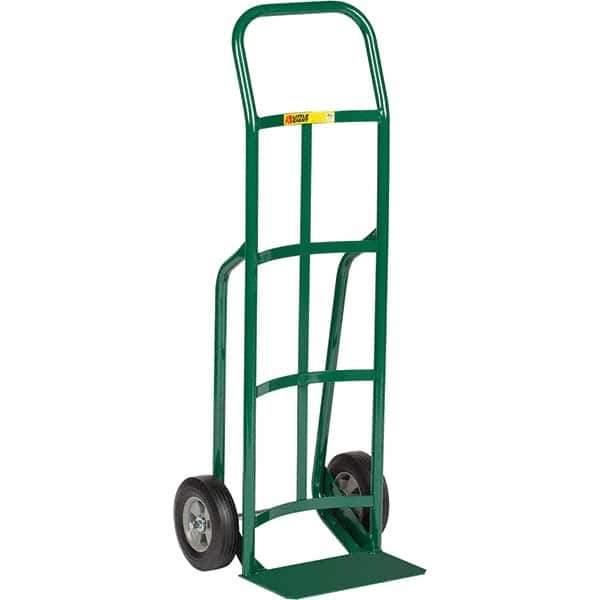 Little Giant - 800 Lb Capacity 47" OAH Hand Truck - Continuous Handle, Steel, Rubber Wheels - Exact Tool & Supply