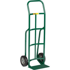 Little Giant - 800 Lb Capacity 47" OAH Hand Truck - Continuous Handle, Steel, Rubber Wheels - Exact Tool & Supply