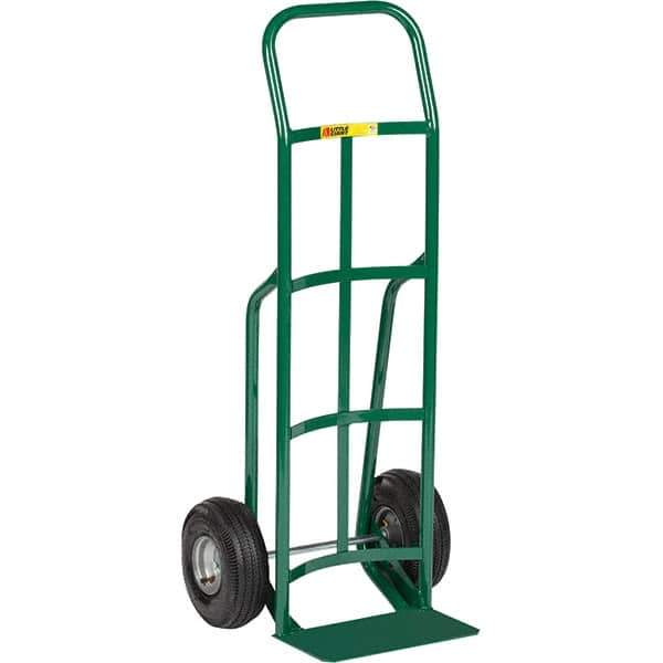 Little Giant - 800 Lb Capacity 47" OAH Hand Truck - Continuous Handle, Steel, Pneumatic Wheels - Exact Tool & Supply