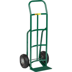 Little Giant - 800 Lb Capacity 47" OAH Hand Truck - Continuous Handle, Steel, Pneumatic Wheels - Exact Tool & Supply