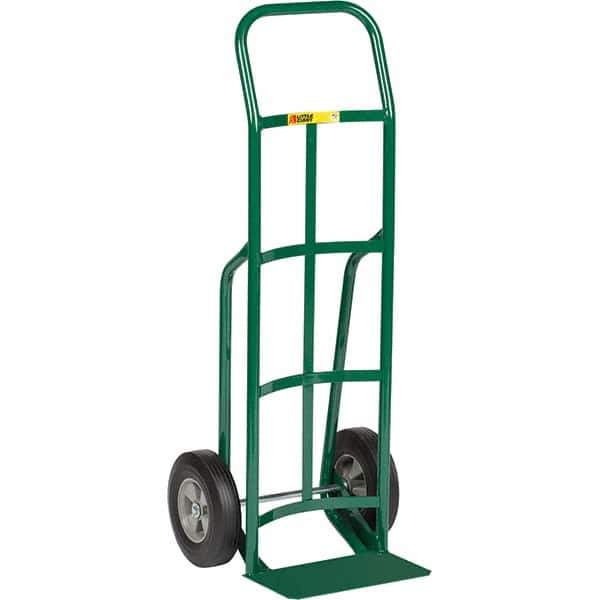 Little Giant - 800 Lb Capacity 47" OAH Hand Truck - Continuous Handle, Steel, Rubber Wheels - Exact Tool & Supply