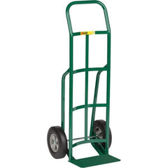 Little Giant - 800 Lb Capacity 47" OAH Hand Truck - Continuous Handle, Steel, Rubber Wheels - Exact Tool & Supply