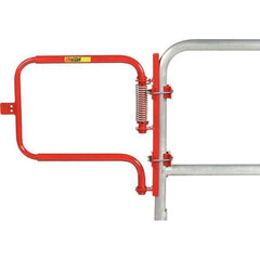 Little Giant - Steel Rail Safety Gate - Fits 22-1/2 to 36" Clear Opening, 3" Wide, - Exact Tool & Supply