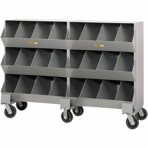 Little Giant - Bin Shelving Type: Bin Storage Cabinet Overall Height (Inch): 45-1/2 - Exact Tool & Supply