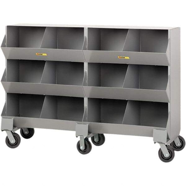 Little Giant - Bin Shelving Type: Bin Storage Cabinet Overall Height (Inch): 45-1/2 - Exact Tool & Supply