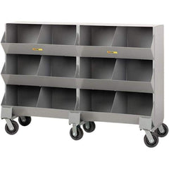 Little Giant - Bin Shelving Type: Bin Storage Cabinet Overall Height (Inch): 45-1/2 - Exact Tool & Supply