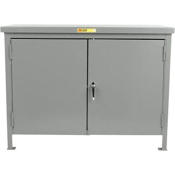 Little Giant - Storage Cabinet - Steel, 72" Wide x 31" Deep x 36" High - Exact Tool & Supply
