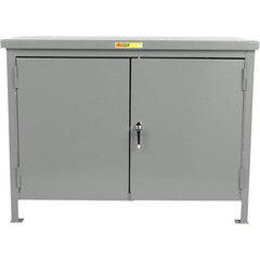 Little Giant - Storage Cabinet - Steel, 72" Wide x 31" Deep x 36" High - Exact Tool & Supply