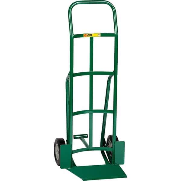 Little Giant - 800 Lb Capacity 47" OAH Hand Truck - Continuous Handle, Steel, Rubber Wheels - Exact Tool & Supply