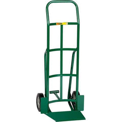 Little Giant - 800 Lb Capacity 47" OAH Hand Truck - Continuous Handle, Steel, Rubber Wheels - Exact Tool & Supply