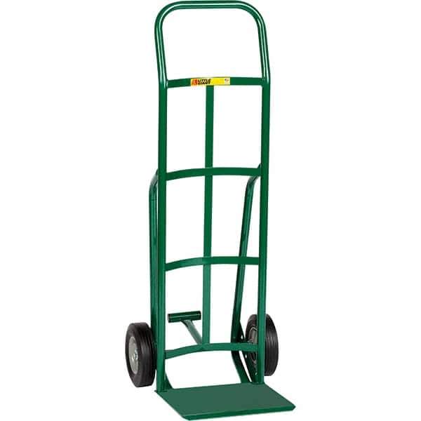 Little Giant - 800 Lb Capacity 47" OAH Hand Truck - Continuous Handle, Steel, Rubber Wheels - Exact Tool & Supply