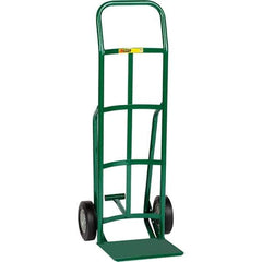 Little Giant - 800 Lb Capacity 47" OAH Hand Truck - Continuous Handle, Steel, Rubber Wheels - Exact Tool & Supply