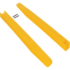 Vestil - Forklift Attachments; Type: Fork Blade Protectors ; Fork Width (Inch): 6-15/16 ; Width (Inch): 6-15/16 ; Overall Height (Inch): 2-3/8 ; Length (Inch): 62-7/8 - Exact Tool & Supply