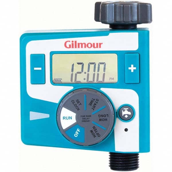 Gilmour - Lawn Sprinkler Timers Type: Auto ON/OFF Single Outlet Electronic Timer Number of Watering Modes: 1 - Exact Tool & Supply