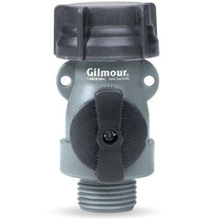 Gilmour - Garden Hose Fittings & Repair Kits Type: Shut-Off Valve Connector Type: Male; Female - Exact Tool & Supply