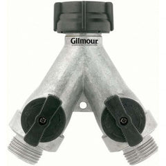 Gilmour - Garden Hose Fittings & Repair Kits Type: Shut-Off Valve Connector Type: Male; Female - Exact Tool & Supply