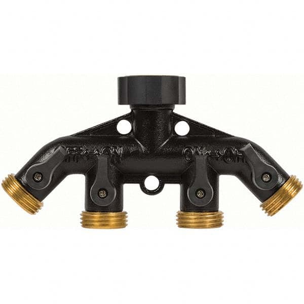 Gilmour - Garden Hose Fittings & Repair Kits Type: Shut-Off Valve Connector Type: Male; Female - Exact Tool & Supply