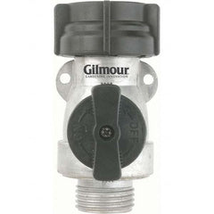 Gilmour - Garden Hose Fittings & Repair Kits Type: Shut-Off Valve Connector Type: Male; Female - Exact Tool & Supply