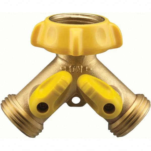 Nelson - Garden Hose Fittings & Repair Kits Type: Shut-Off Valve Connector Type: Male; Female - Exact Tool & Supply