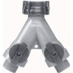 Gilmour - Garden Hose Fittings & Repair Kits Type: Shut-Off Valve Connector Type: Male; Female - Exact Tool & Supply