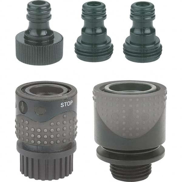 Gilmour - Garden Hose Fittings & Repair Kits Type: Connector Connector Type: Male; Female - Exact Tool & Supply