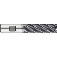 Guhring - 5/16" Diam 5 Flute Solid Carbide 0.03" Corner Radius End Mill - Exact Tool & Supply