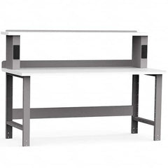 Rousseau Metal - Stationary Work Benches, Tables Type: Work Bench Top Material: Laminated Plastic - Exact Tool & Supply