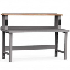 Rousseau Metal - Stationary Work Benches, Tables Type: Work Bench Top Material: Painted Steel - Exact Tool & Supply