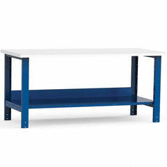 Rousseau Metal - Stationary Work Benches, Tables Type: Work Bench Top Material: Laminated Plastic - Exact Tool & Supply