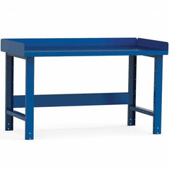 Rousseau Metal - Stationary Work Benches, Tables Type: Work Bench Top Material: Painted Steel - Exact Tool & Supply