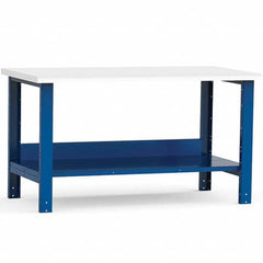 Rousseau Metal - Stationary Work Benches, Tables Type: Work Bench Top Material: Laminated Plastic - Exact Tool & Supply