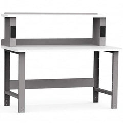 Rousseau Metal - Stationary Work Benches, Tables Type: Work Bench Top Material: Laminated Plastic - Exact Tool & Supply