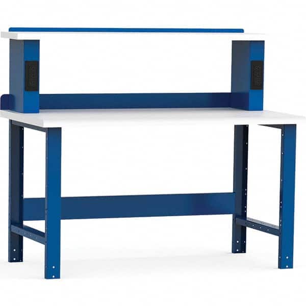 Rousseau Metal - Stationary Work Benches, Tables Type: Work Bench Top Material: Laminated Plastic - Exact Tool & Supply