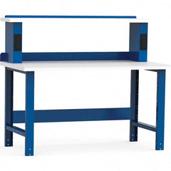 Rousseau Metal - Stationary Work Benches, Tables Type: Work Bench Top Material: Laminated Plastic - Exact Tool & Supply