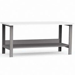 Rousseau Metal - Stationary Work Benches, Tables Type: Work Bench Top Material: Laminated Plastic - Exact Tool & Supply