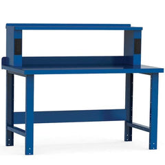 Rousseau Metal - Stationary Work Benches, Tables Type: Work Bench Top Material: Painted Steel - Exact Tool & Supply