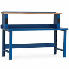 Rousseau Metal - Stationary Work Benches, Tables Type: Work Bench Top Material: Painted Steel - Exact Tool & Supply