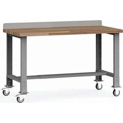Rousseau Metal - Mobile Work Benches Type: Mobile Workbench Length: 60 (Inch) - Exact Tool & Supply