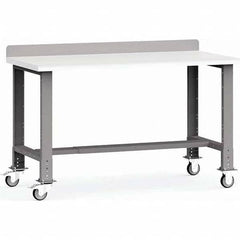 Rousseau Metal - Mobile Work Benches Type: Mobile Workbench Length: 60 (Inch) - Exact Tool & Supply